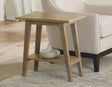 Milani Chairside End Table by Steve Silver at Eve Furniture