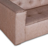 Milano 106" Sofa in Vintage Cream Top Grain Leather by Home Trends & Design at Eve Furniture