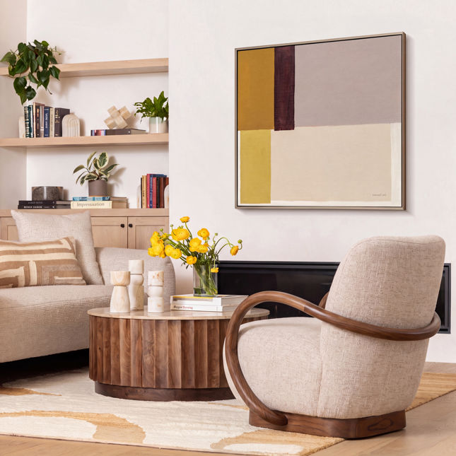 Milburn Coffee Table by Dovetail at Eve Furniture