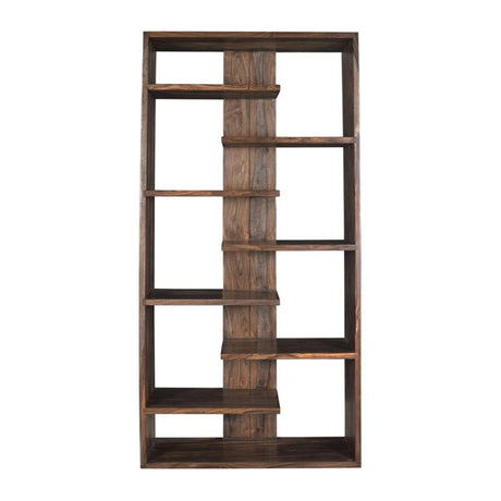 Miles 34" Bookshelf in Brownstone by Home Trends & Design at Eve Furniture
