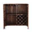 Miles 39" Bar Cabinet in Carved Brownstone by Home Trends & Design at Eve Furniture