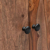 Miles 63" Live Edge Top Media Cabinet in Brownstone by Home Trends & Design at Eve Furniture