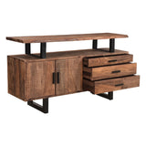 Miles 63" Live Edge Top Sideboard in Brownstone by Home Trends & Design at Eve Furniture
