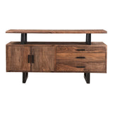 Miles 63" Live Edge Top Sideboard in Brownstone by Home Trends & Design at Eve Furniture