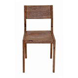 Miles Arlo Wood Dining Chair with Slanted Back in Brownstone, Set of 2 by Home Trends & Design at Eve Furniture