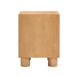 Miles Natural Wood 2-Drawer Nightstand by TOV Furniture at Eve Furniture