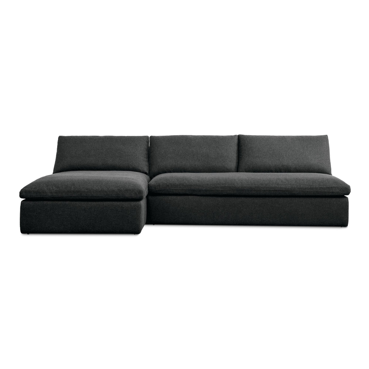 Miles Outdoor Modular 2 Piece Speckled Charcoal by Moe's Home at Eve Furniture
