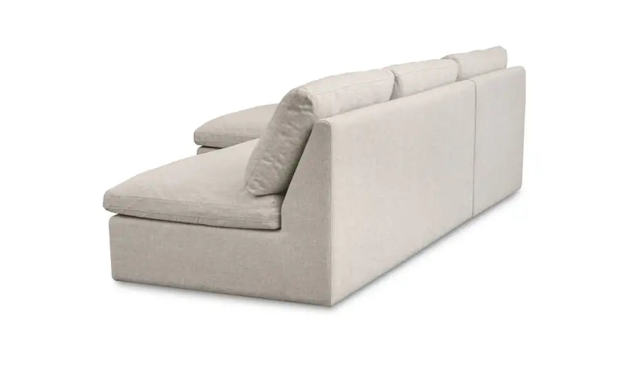 Miles Outdoor Modular 2 Piece Speckled Light Grey by Moe's Home at Eve Furniture