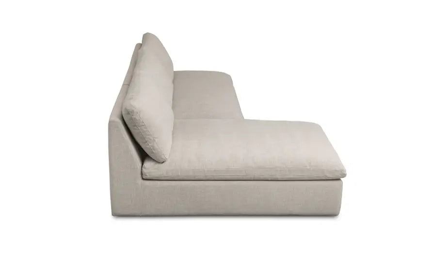 Miles Outdoor Modular 2 Piece Speckled Light Grey by Moe's Home at Eve Furniture