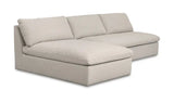 Miles Outdoor Modular 2 Piece Speckled Light Grey by Moe's Home at Eve Furniture