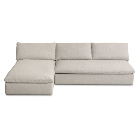 Miles Outdoor Modular 2 Piece Speckled Light Grey by Moe's Home at Eve Furniture