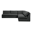 Miles Outdoor Modular 3 Piece Speckled Charcoal by Moe's Home at Eve Furniture