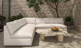 Miles Outdoor Modular 3 Piece White by Moe's Home at Eve Furniture