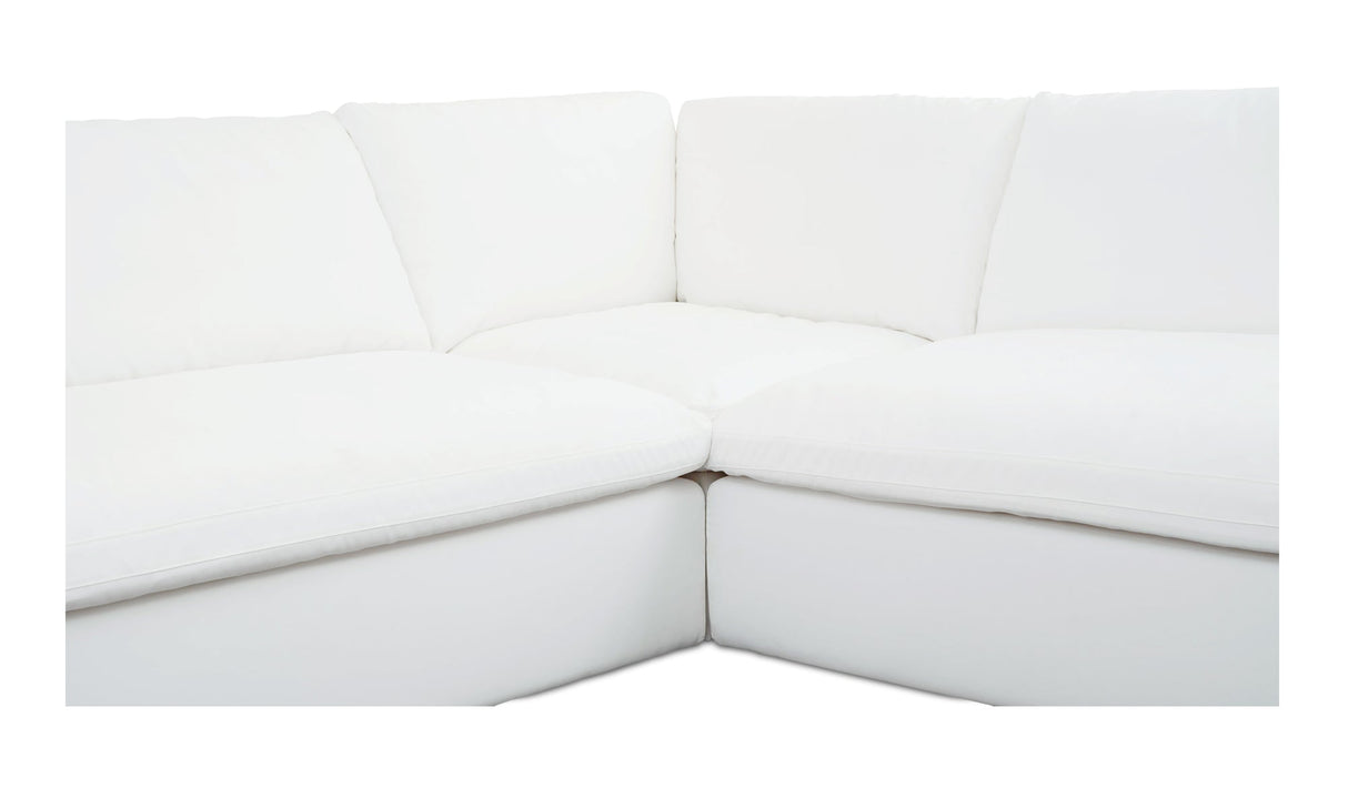 Miles Outdoor Modular 3 Piece White by Moe's Home at Eve Furniture