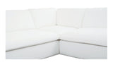 Miles Outdoor Modular 3 Piece White by Moe's Home at Eve Furniture