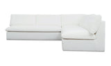 Miles Outdoor Modular 3 Piece White by Moe's Home at Eve Furniture