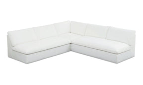 Miles Outdoor Modular 3 Piece White by Moe's Home at Eve Furniture