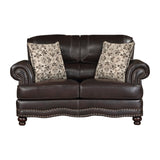 Milford Brown 2-Piece Living Room Set by Homelegance at Eve Furniture