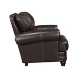 Milford Brown Chair by Homelegance at Eve Furniture