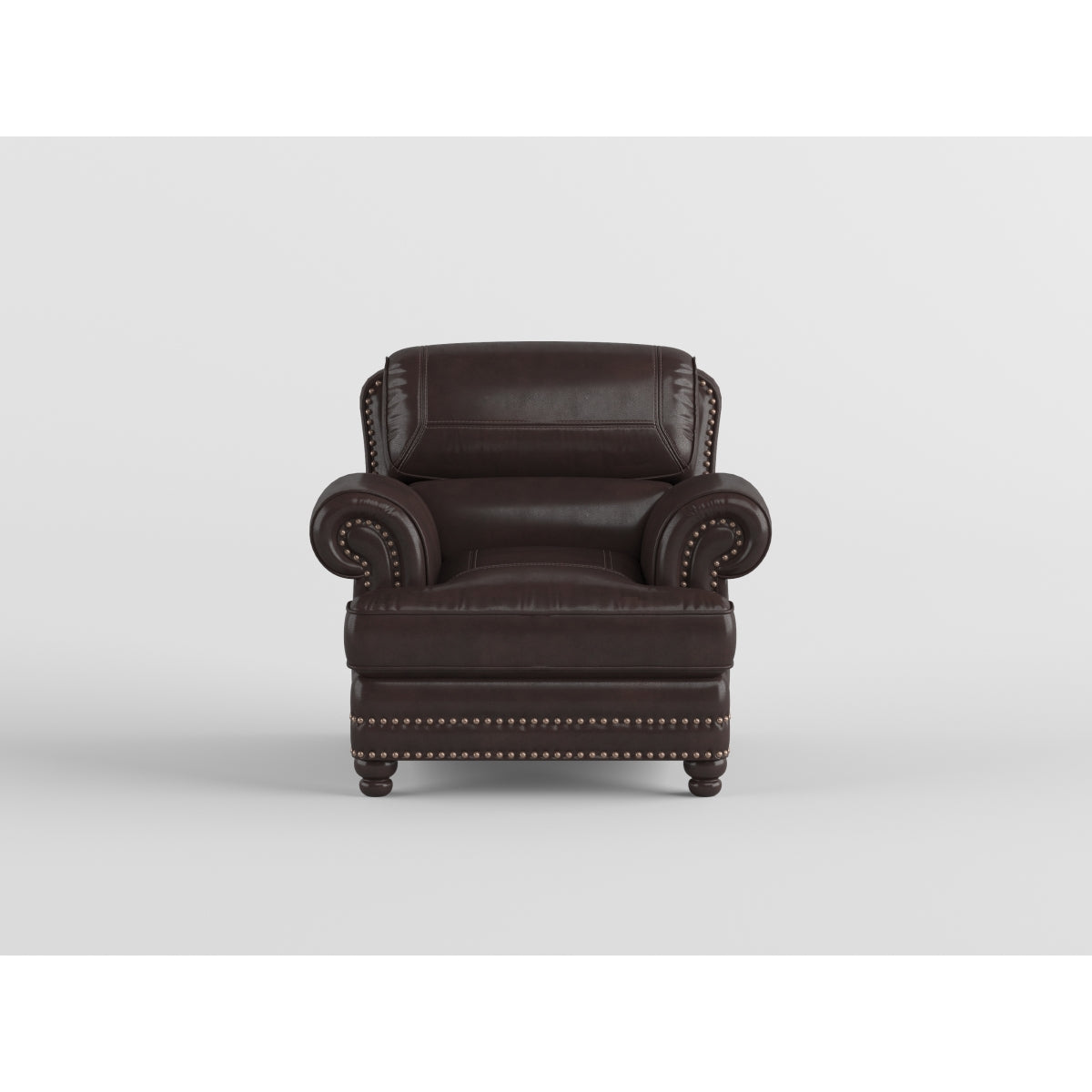 Milford Brown Chair by Homelegance at Eve Furniture