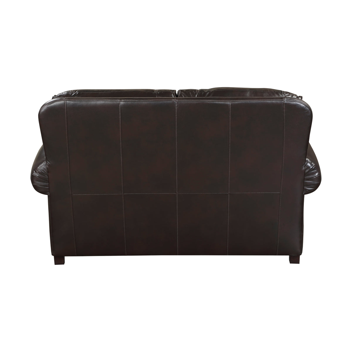 Milford Brown Loveseat by Homelegance at Eve Furniture