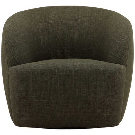 Millbrook Swivel Chair, Green by Dovetail at Eve Furniture