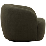 Millbrook Swivel Chair, Green by Dovetail at Eve Furniture