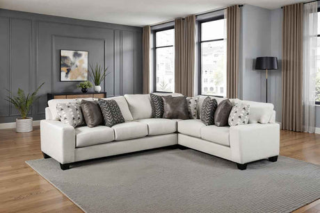 Millburn White Sectional by Furniture of America at Eve Furniture