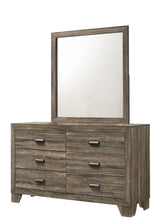 Mille Brownish Gray Upholstered Bedroom Set by Crown Mark at Eve Furniture