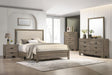 Mille Brownish Gray Upholstered Youth Bedroom Set by Crown Mark at Eve Furniture