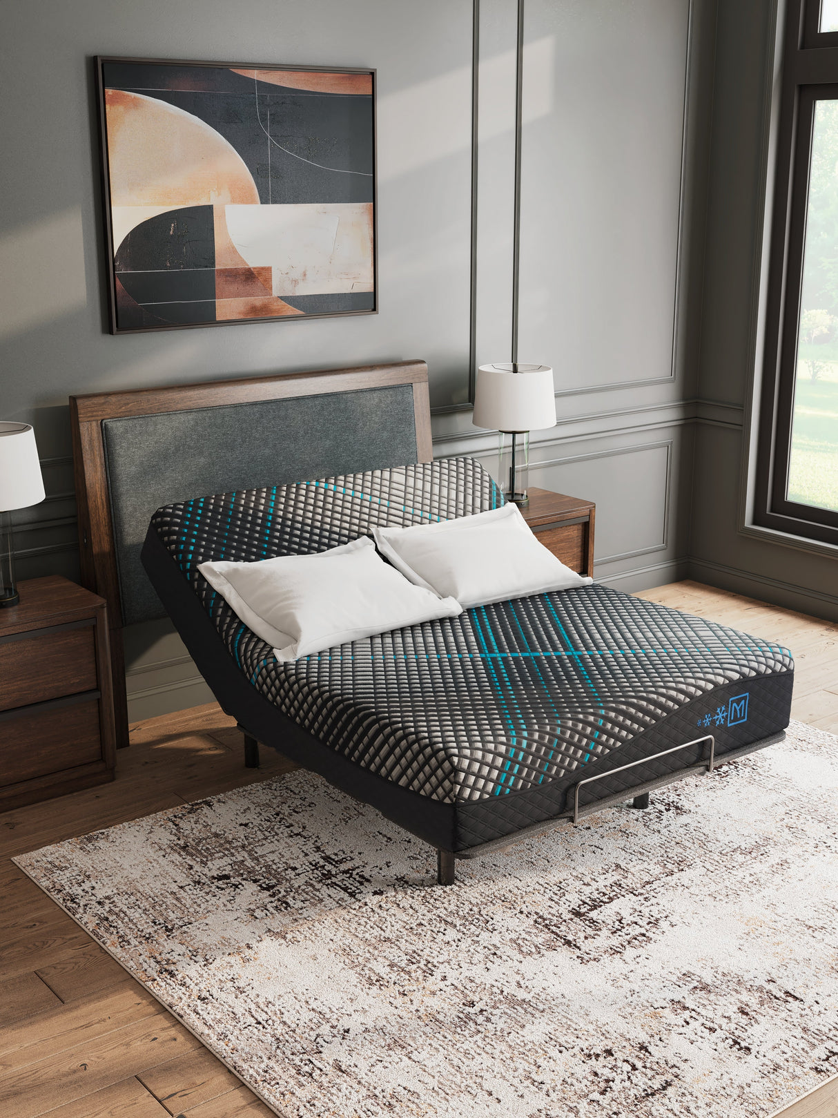 Millennium 2.0 Foam 12 Inch Black Queen Mattress by Ashley at Eve Furniture