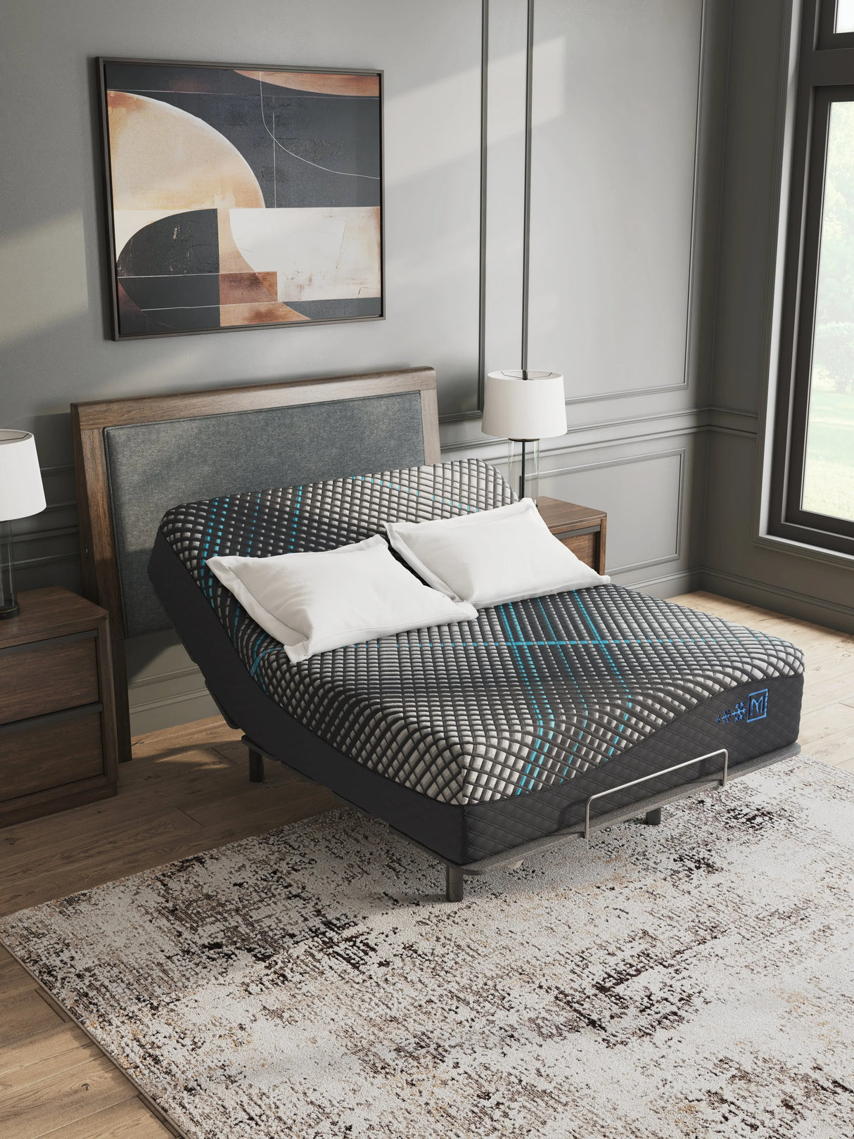 Millennium 2.0 Foam 14 Inch Black King Mattress by Ashley at Eve Furniture