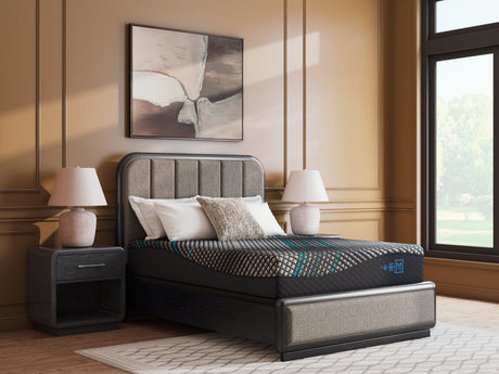 Millennium 2.0 Hybrid 12 Inch Black King Mattress by Ashley at Eve Furniture