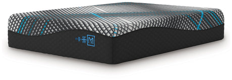 Millennium 2.0 Hybrid 14 Inch Black King Mattress by Ashley at Eve Furniture