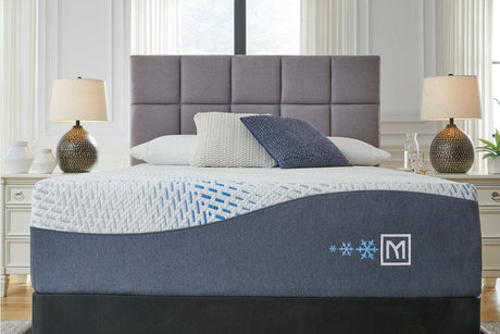 Millennium Cushion Firm Gel Memory Foam Hybrid White Twin XL Mattress by Ashley at Eve Furniture