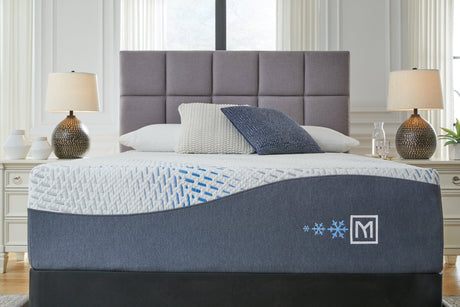 Millennium Luxury Plush Gel Latex Hybrid White California King Mattress by Ashley at Eve Furniture