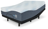Millennium Luxury Plush Gel Latex Hybrid White California King Mattress by Ashley at Eve Furniture