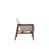 Miller Accent Chair in Cream and Walnut by Manhattan Comfort at Eve Furniture