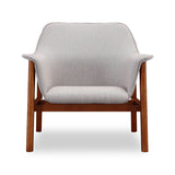 Miller Accent Chair in Grey and Walnut by Manhattan Comfort at Eve Furniture