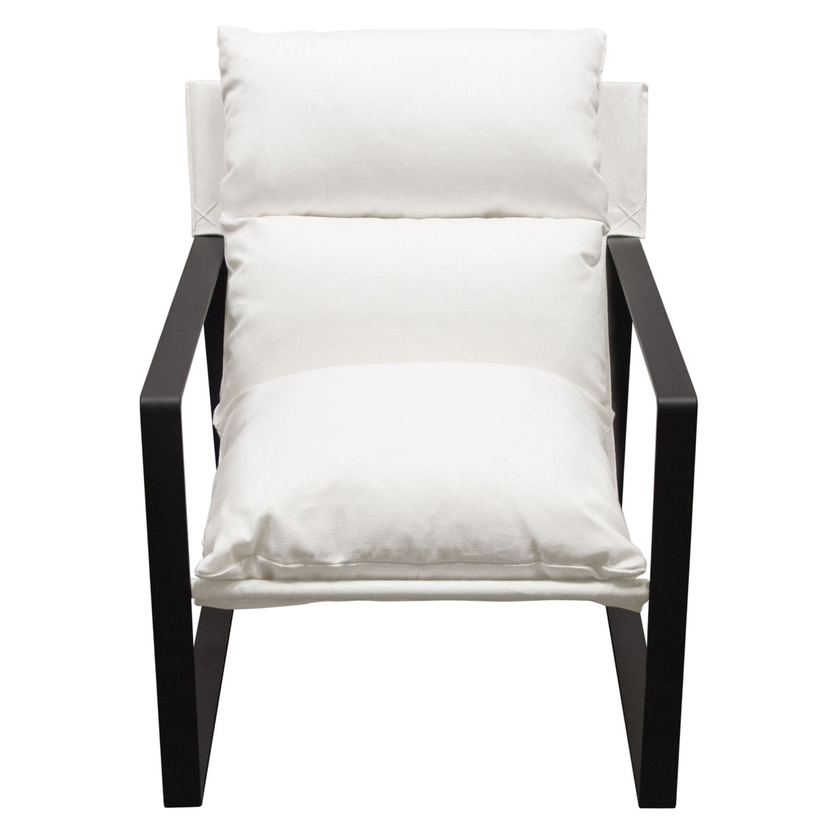 Miller White Accent Chair by Diamond Sofa at Eve Furniture