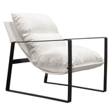 Miller White Accent Chair by Diamond Sofa at Eve Furniture
