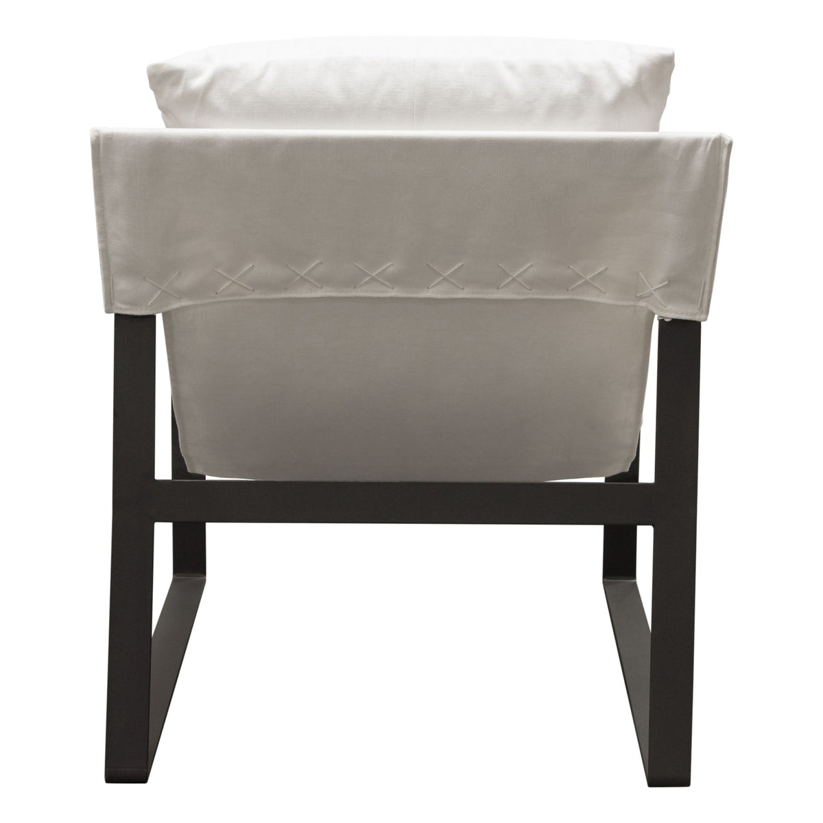 Miller White Accent Chair by Diamond Sofa at Eve Furniture