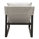 Miller White Accent Chair by Diamond Sofa at Eve Furniture