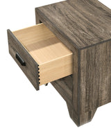 Millie Brownish Gray Nightstand by Crown Mark at Eve Furniture