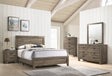 Millie Brownish Gray Panel Bedroom Set by Crown Mark at Eve Furniture