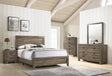 Millie Brownish Gray Panel Bedroom Set by Crown Mark at Eve Furniture