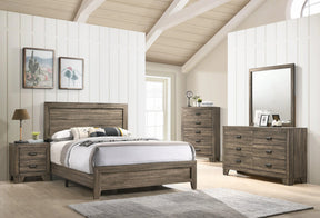 Millie Brownish Gray Panel Bedroom Set by Crown Mark at Eve Furniture
