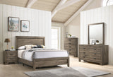 Millie Brownish Gray Panel Bedroom Set by Crown Mark at Eve Furniture