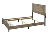 Millie Brownish Gray Queen Panel Bed by Crown Mark at Eve Furniture