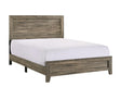 Millie Brownish Gray Queen Panel Bed by Crown Mark at Eve Furniture